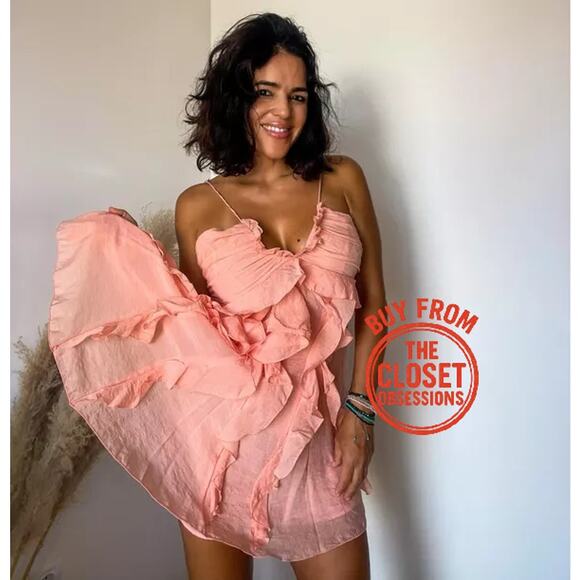 RARE!!! MANGO V-Neck Mini Dress NWT - Picture 1 of 16